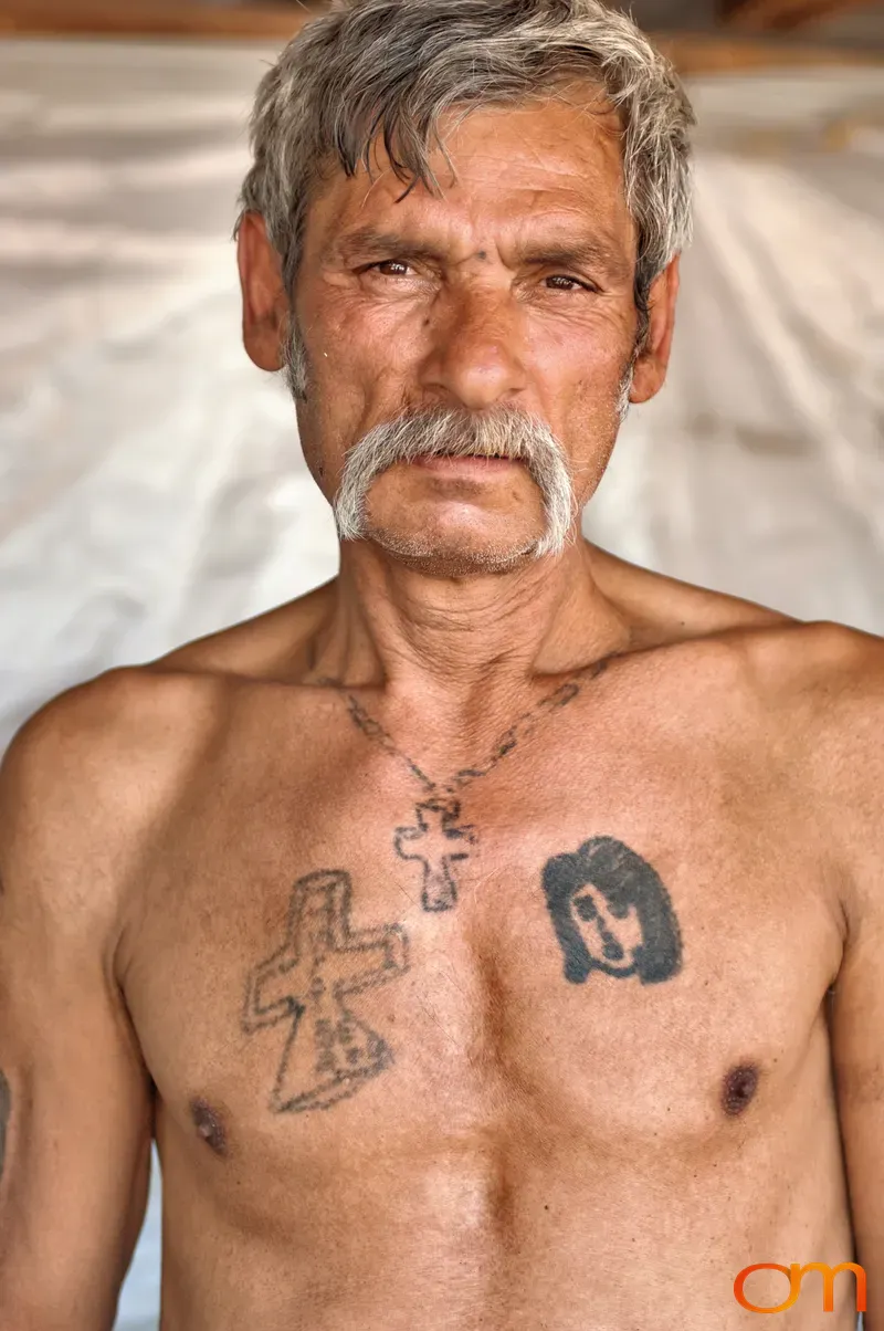 Tattooed Man in Sofia
