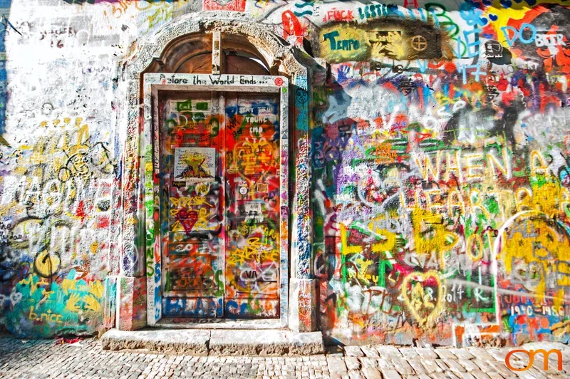 Lennon Wall, Prague