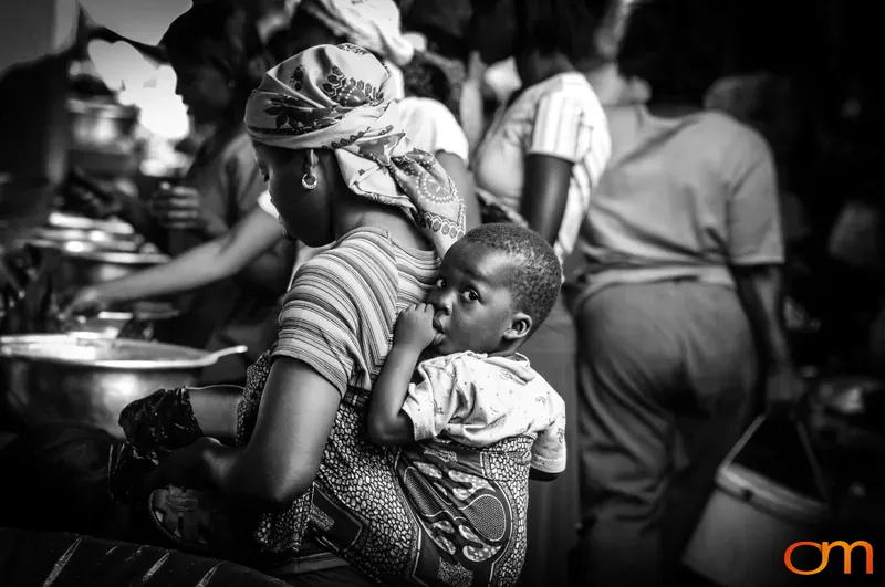 Child on Mother’s Back, Ghana