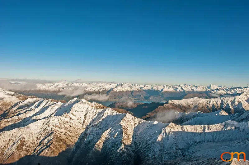 Snow-Covered Mountains Near Queenstown