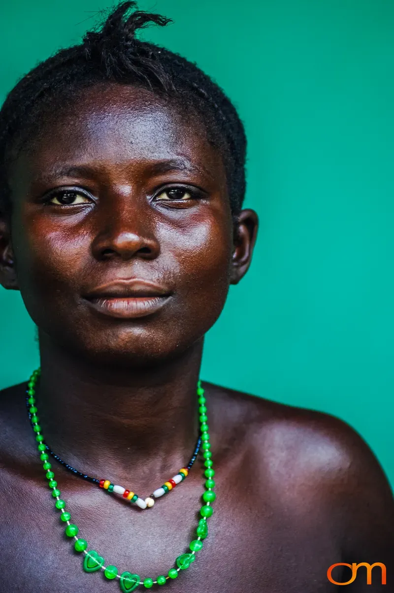 Portrait of a Woman in Sierra Leone