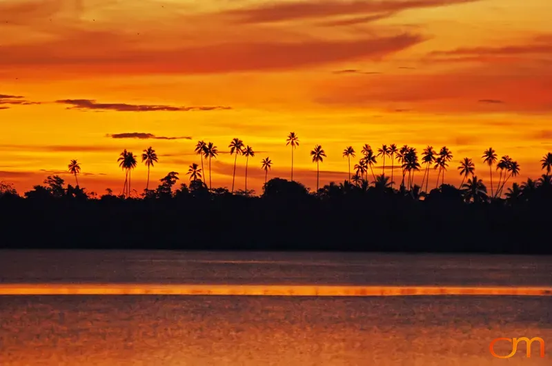 Sunset in Langa Langa Lagoon, Malaita